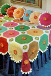 Big Colorful Throw &amp; Pillows