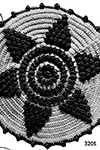 Round Star Flower Potholder