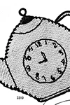 Teapot Clock Potholder