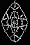 Oblong Medallion with Leaves