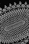 Oval Tatted Doily