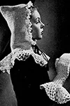 Crocheted Hood and Mitts