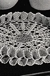 Tailored Ruffle Doily