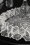 Irish Rose Ruffle Doily
