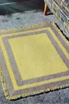 The Yellow and Gray Rug