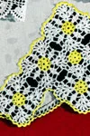 Pillowcase with Motif Insert and Edge