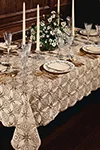 Cathedral Windows Tablecloth #665