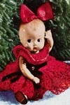 Christmas Doll with Red Dress