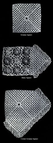 Daisy Knitter Bedspread Pattern chart a