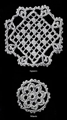 Mosaic Lace Bedspread Pattern chart a