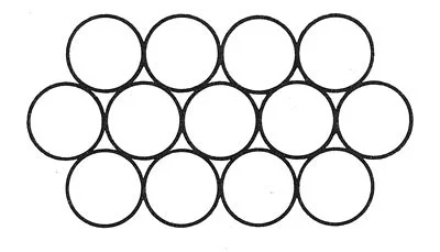 Bone Ring Blossoms Place Mat Pattern chart