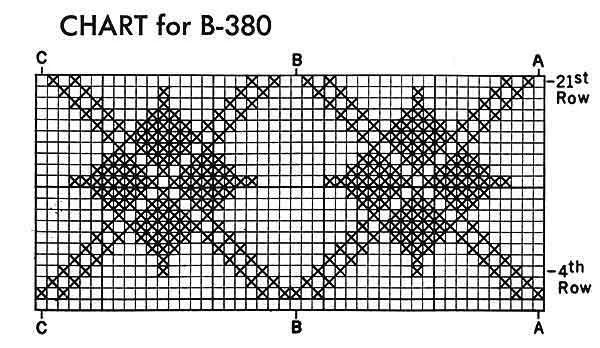 Granada Afghan Pattern chart