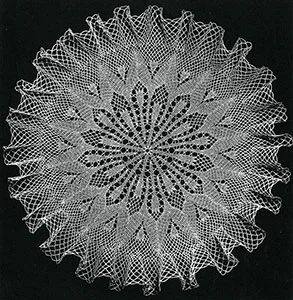 Tulip Garden Doily Pattern #S-949