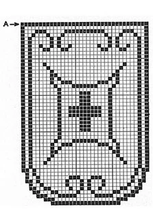 Caravel Chair Set Pattern #S-955 chart 1