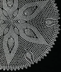 Pineapple Nosegay Doily Pattern #S-958
