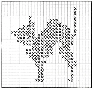 Crib Cover Pattern chart 1