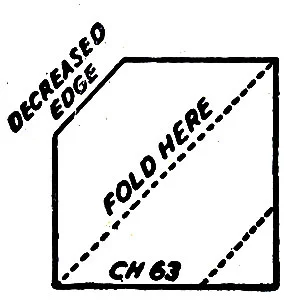 Cordet Bag Pattern No. 4801 chart