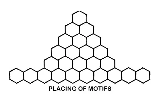 Petal Pyramid Motif Pattern chart