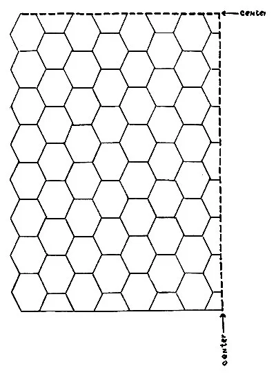 Swedish Popcorn Bedspread Pattern Chart