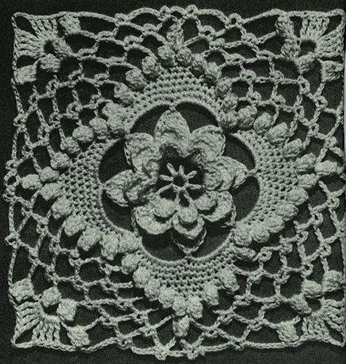 Crochet Bedspread Pattern #6123