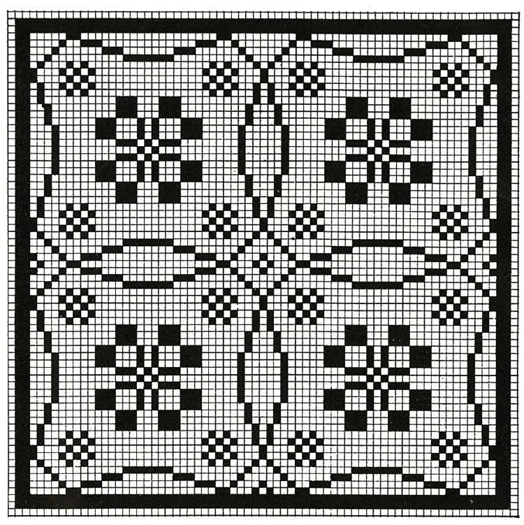 Woven Effect Coverlet Pattern