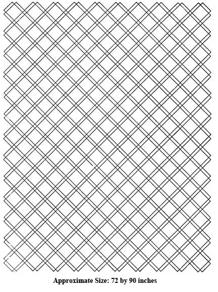 Florentine Banquet Cloth Pattern 72 x 90 inches