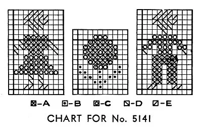 Suspenders Pattern chart