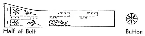 Patio Pal Dress Pattern #1091 chart