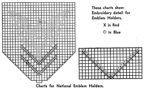 Emblems Pot Holder Patterns