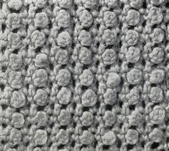 Crocheted Picot Set Pattern chart