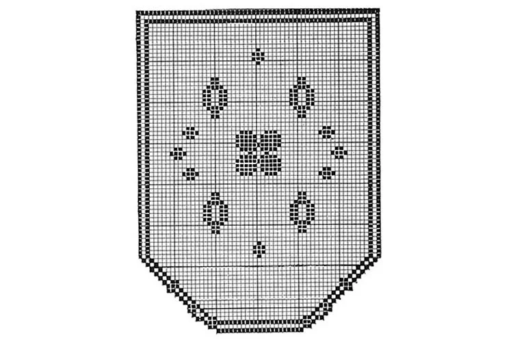 Flower Basket Chair Set Pattern #7103 chart 2