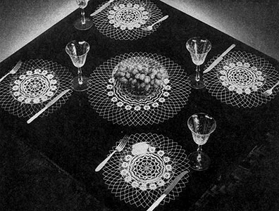 Filagree Luncheon Set Pattern #7132