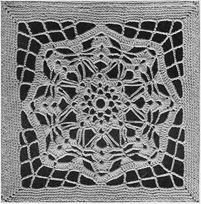 Serenade Bedspread Pattern #654 swatch
