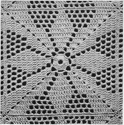 Vespers Bedspread Pattern #655 swatch