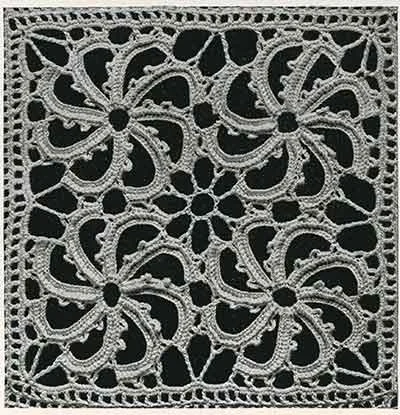 Stepping Stones Bedspread Pattern #656 swatch