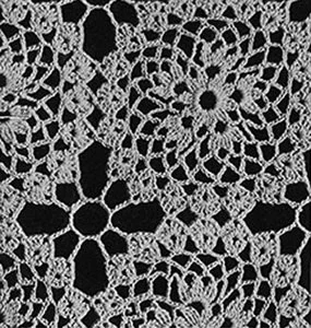 Spinning Wheel Tablecloth Pattern #7148 swatch