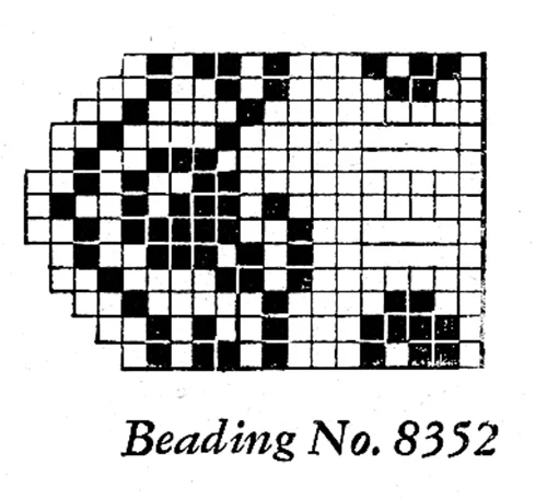 Filet Crochet Edging Pattern #8352