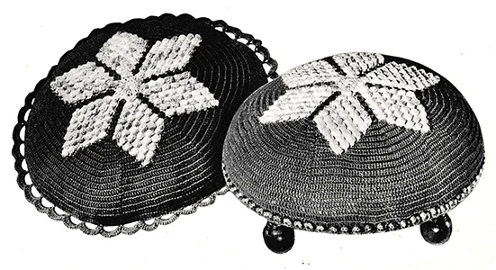 Pillow and Footstool Pattern #9091
