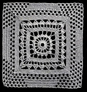 Berkeley Square Bedspread Pattern chart