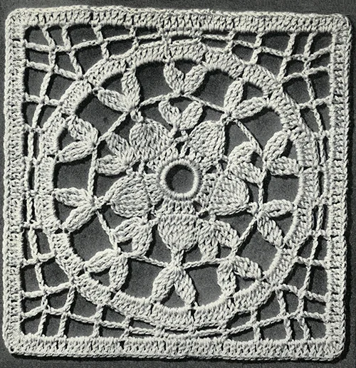 Prairie Flower Bedspread Pattern #6036