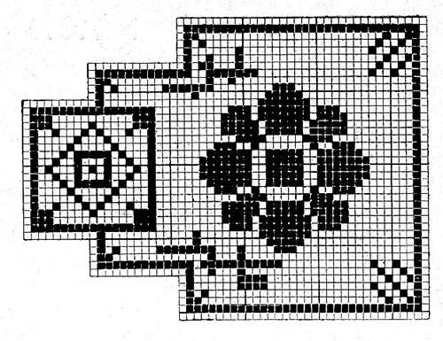Heart's Ease Chair Set Pattern #7177