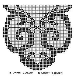 Butterfly Wings Runner Pattern #7421 chart