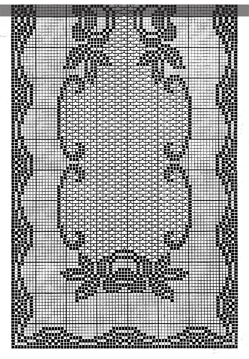 Queen of the Garden Runner Pattern #7399 chart
