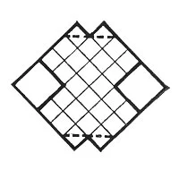 Three Bags on the Square Pattern chart