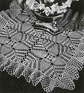 Pineapple Web Doily Pattern #PD-421
