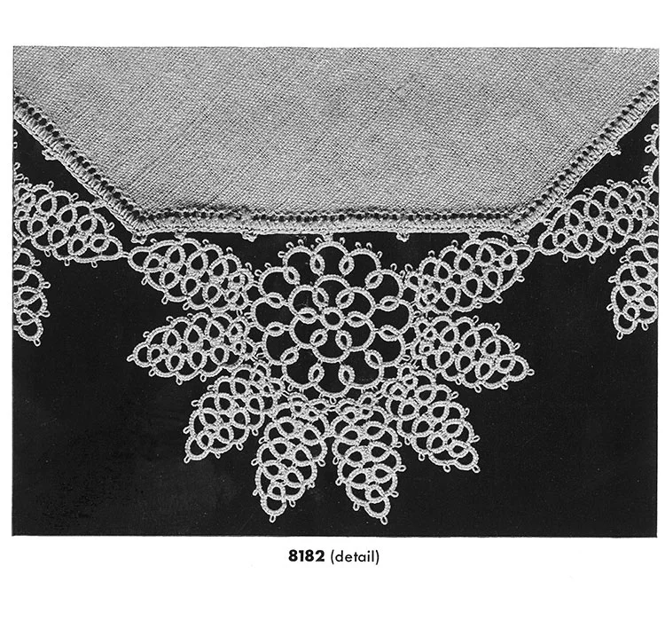 Tatting Doily Pattern #8182