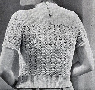Monogram Pullover Pattern #1064