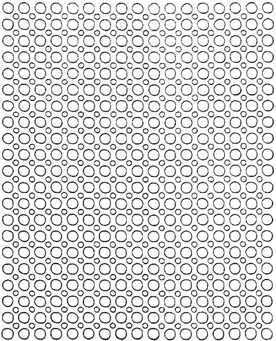 Star Wheel Bedspread Pattern #200 chart