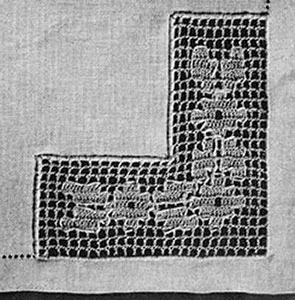 The King Cedric Dinner Cloth Pattern #729 swatch