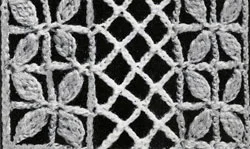Cotillion Shawl Pattern swatch